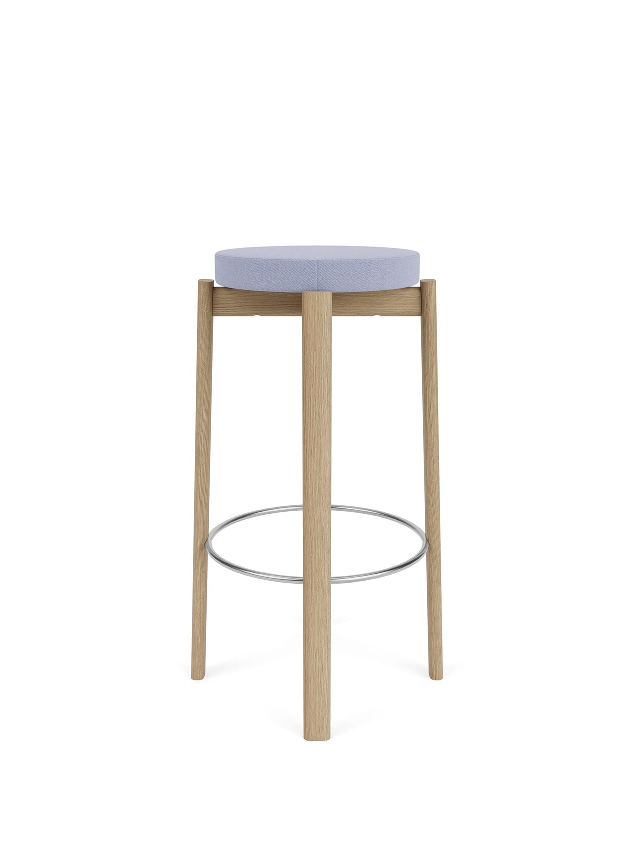 Passage Bar Stool. Upholstered Seat