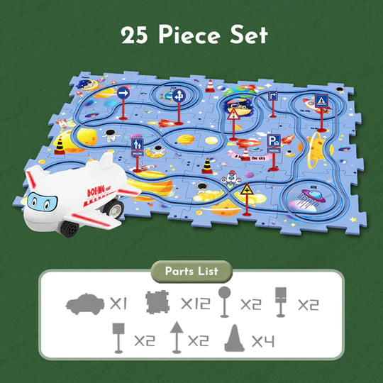 PuzzleRacer™ Kid's Car Track