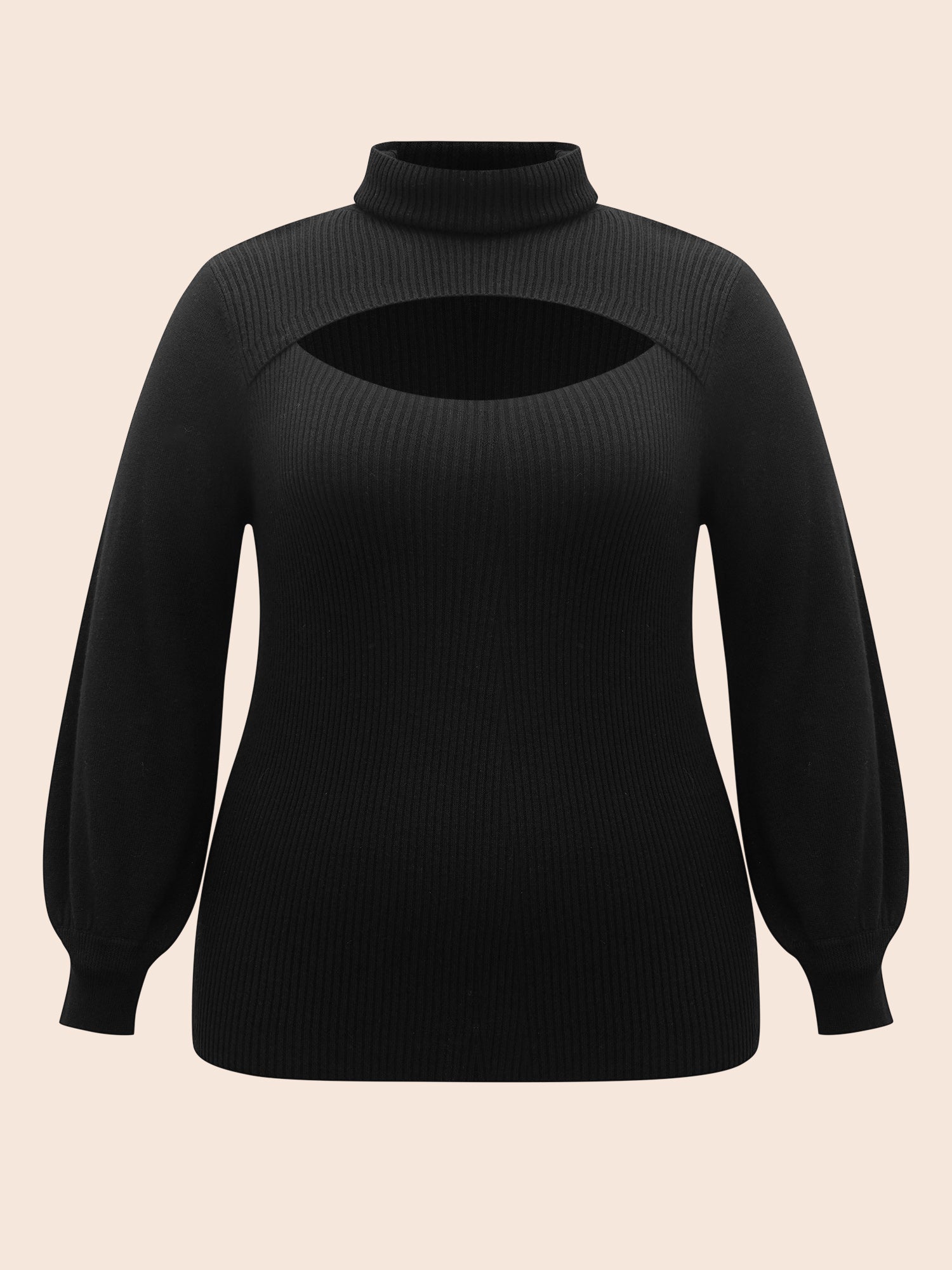 Supersoft Essentials Turtleneck Cut Out Pullover