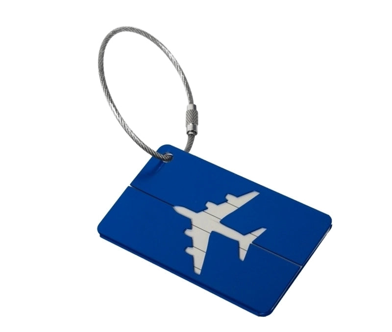 Aluminum Alloy Luggage Tag Boarding Metal Luggage Aircraft Shipping Elevator Tag Spot Factory