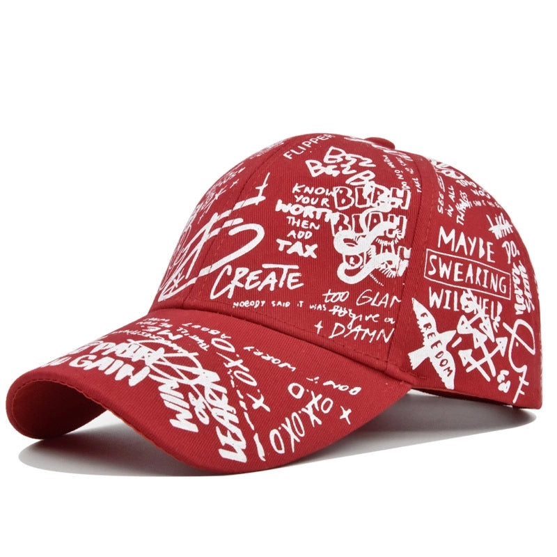 Women's Minimalist Classic Style Letter Crimping Baseball Cap