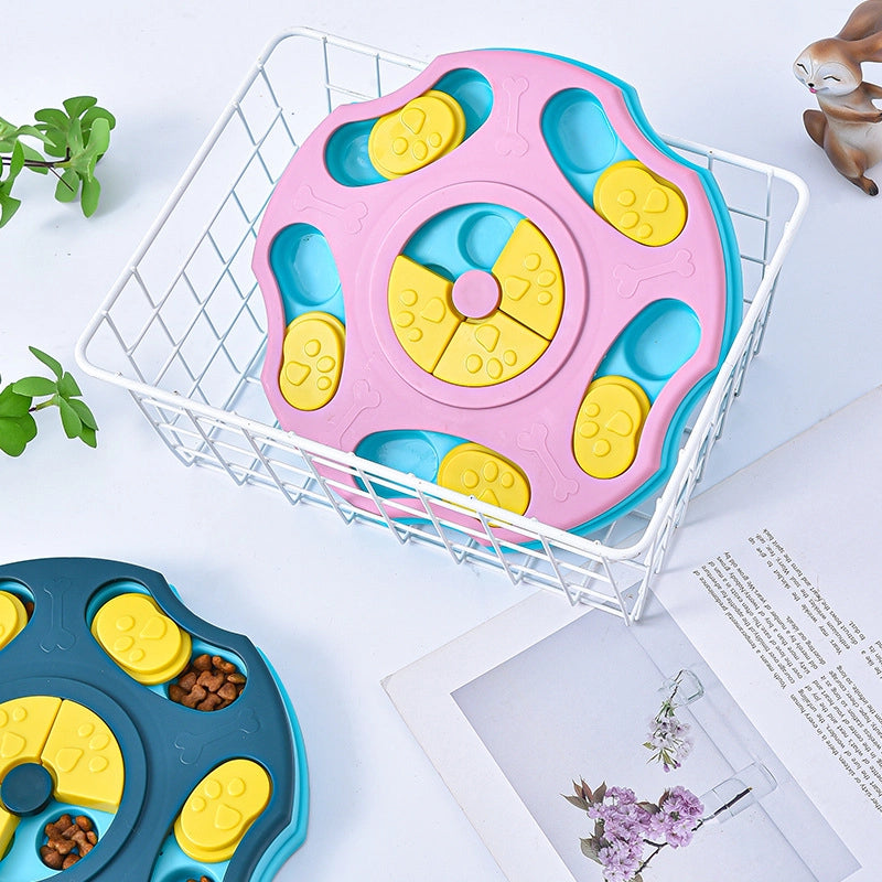 Strict Selection Of Pet Slow Food Dog Bowl Toys Pet Dog Bowl Sliding Food Search Multi-functional Food Box