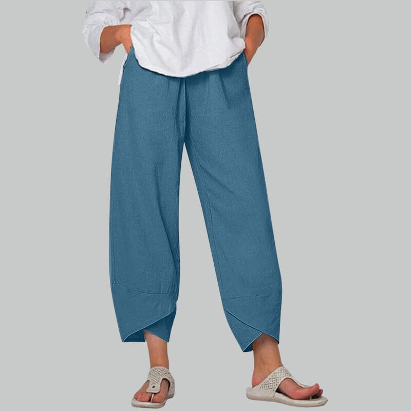 Cotton and Linen Casual Pants