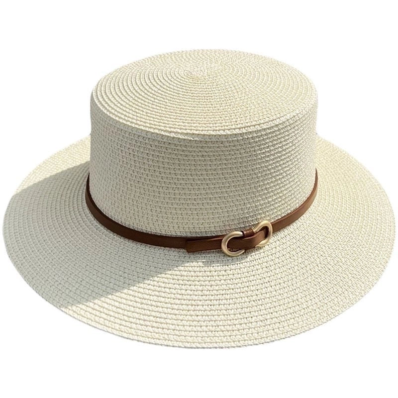 Women's Ethnic Style Solid Color Straw Hat