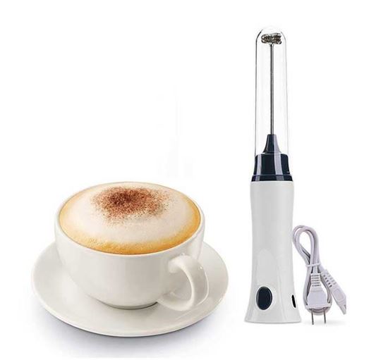 Electric Milk Frother Rechargeable Coffee And Egg Beater