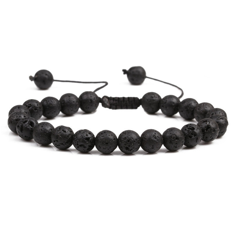Fashion Geometric Agate No Inlaid Natural Stone Bracelet In Bulk