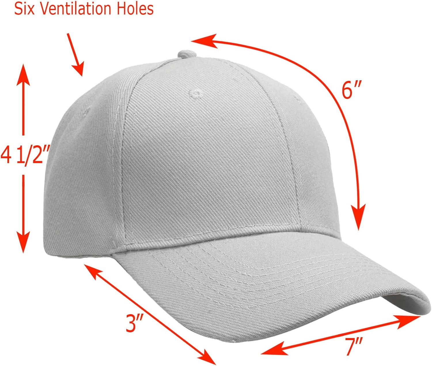 Falari Wholesale Bulk Lot 12-Pack Baseball Cap Adjustable Size Plain Blank Solid Color