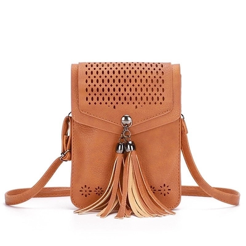 Women's Small Pu Leather Solid Color Vintage Style Classic Style Square Magnetic Buckle Saddle Bag