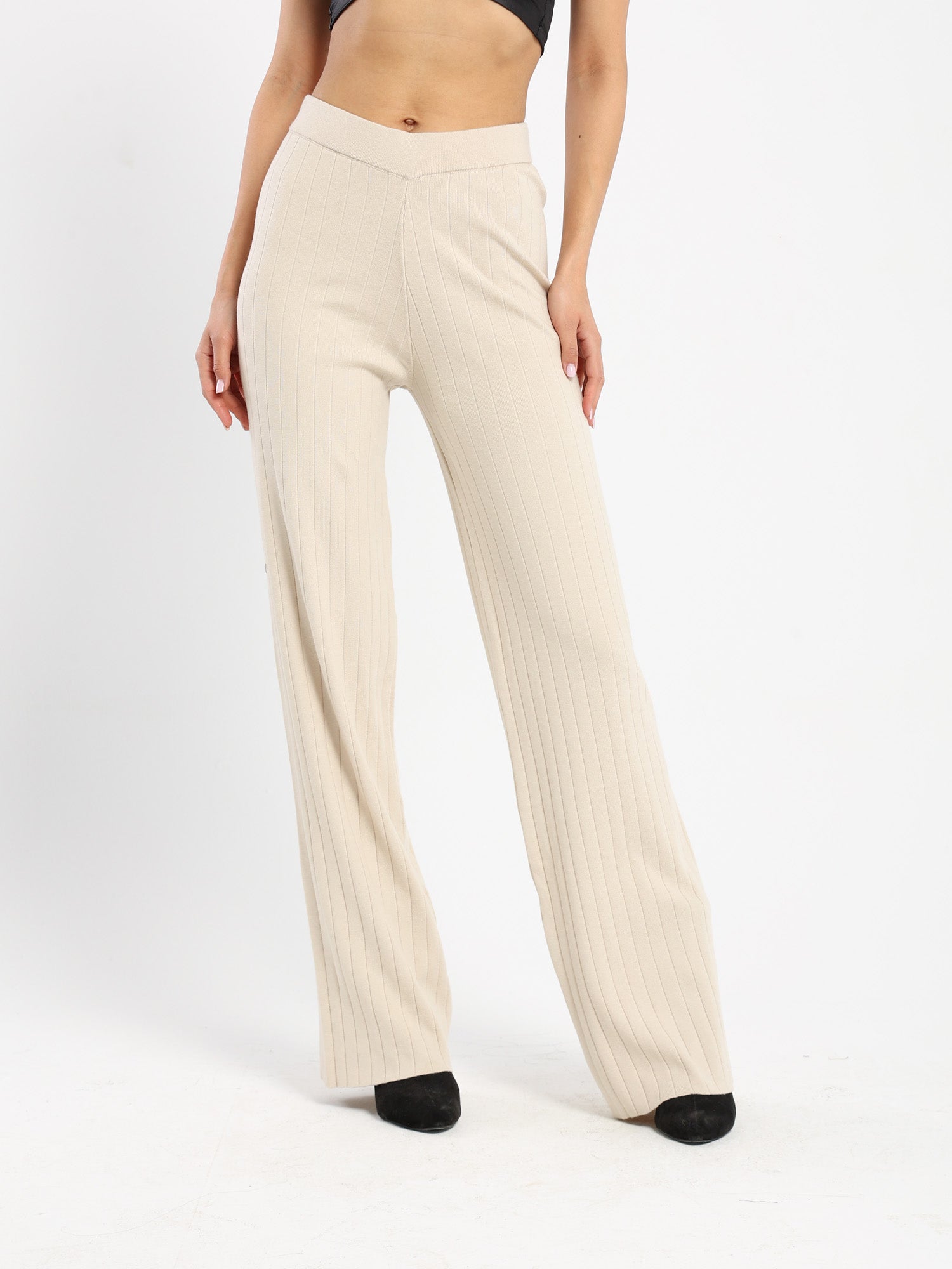 Ribbed Design Pants