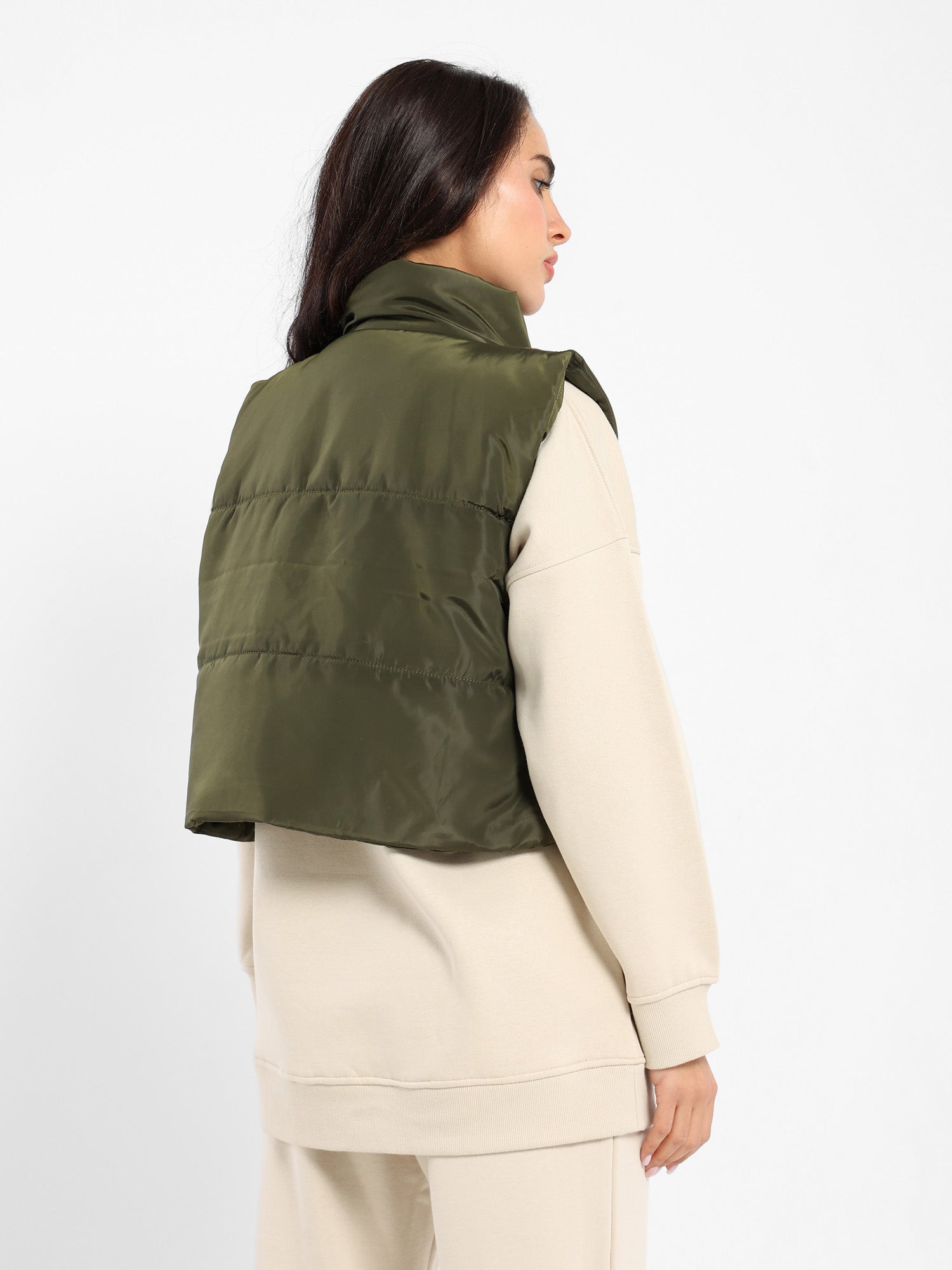 Basic Solid Gilet Jacket