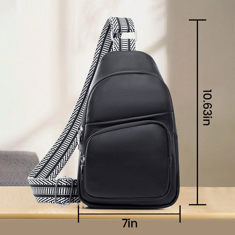 Small Faux Leather Women's Sling Bag