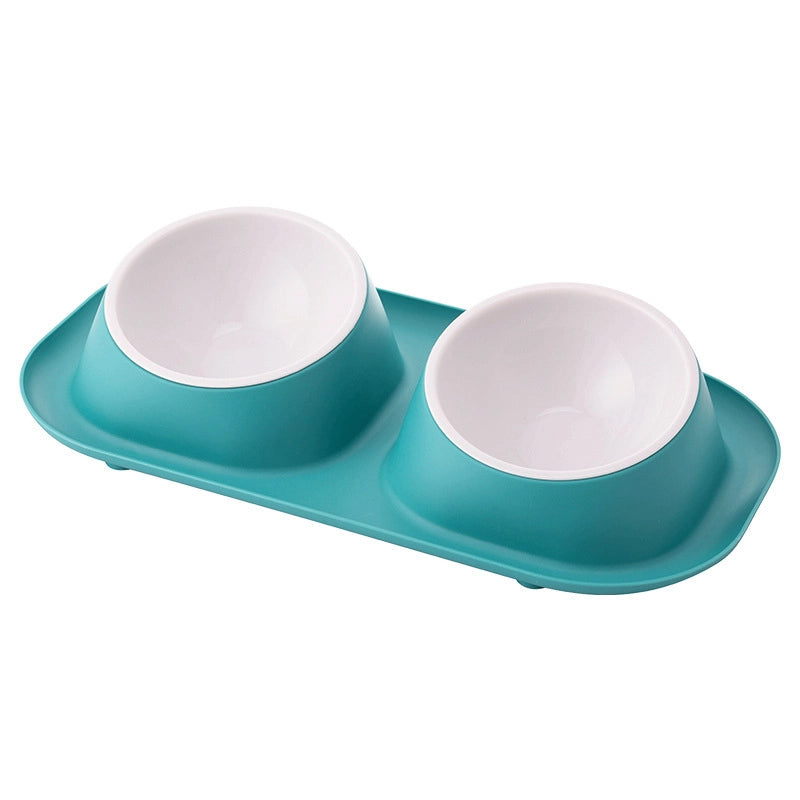Popular Pet Bowl Double Bowl Pet Dog Basin Anti-splash Dog Bowl Cat Bowl Pet Supplies In Stock