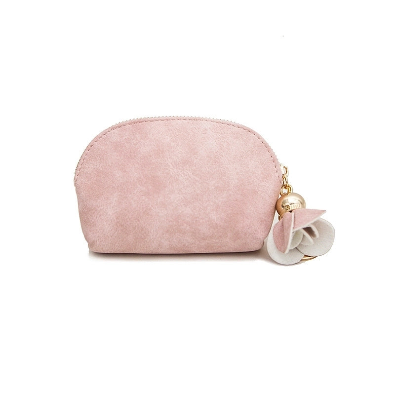 Women's Solid Color Pu Leather Zipper Wallets