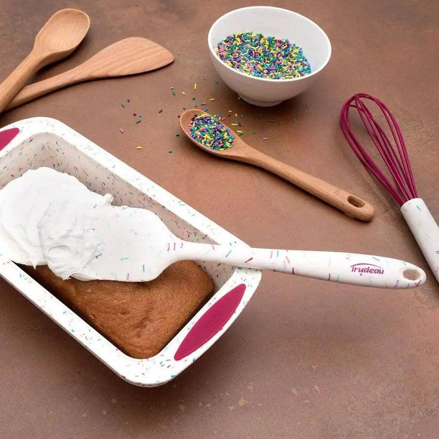 Silicone Spatula - White Confetti