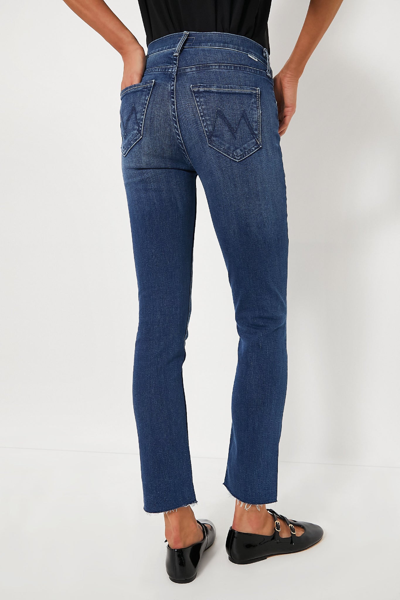 Nothing Between Us The Mid Rise Dazzler Ankle Fray