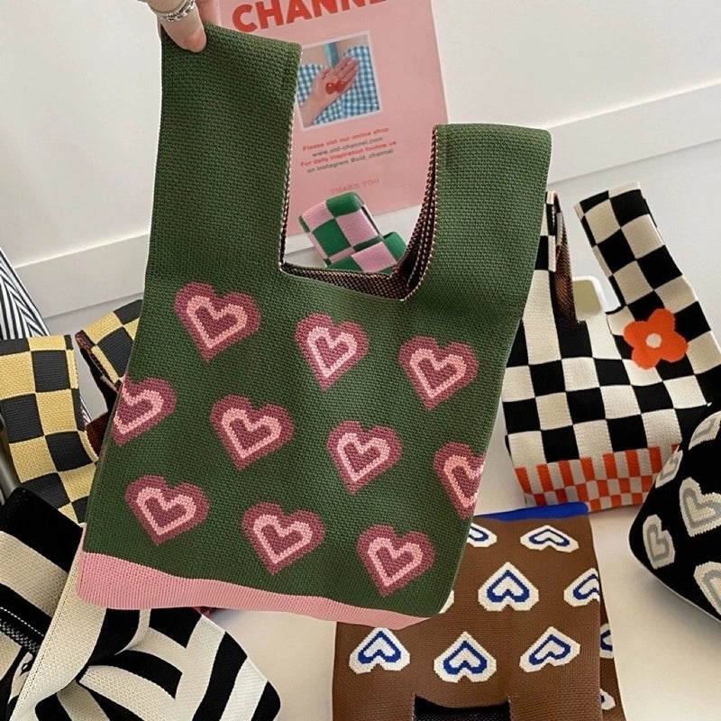 Spring And Summer New Arrival Women's Bag Handbag Bag Fashionable Simple Niche Knitted Bag Vesel Bag Crossbody Bag