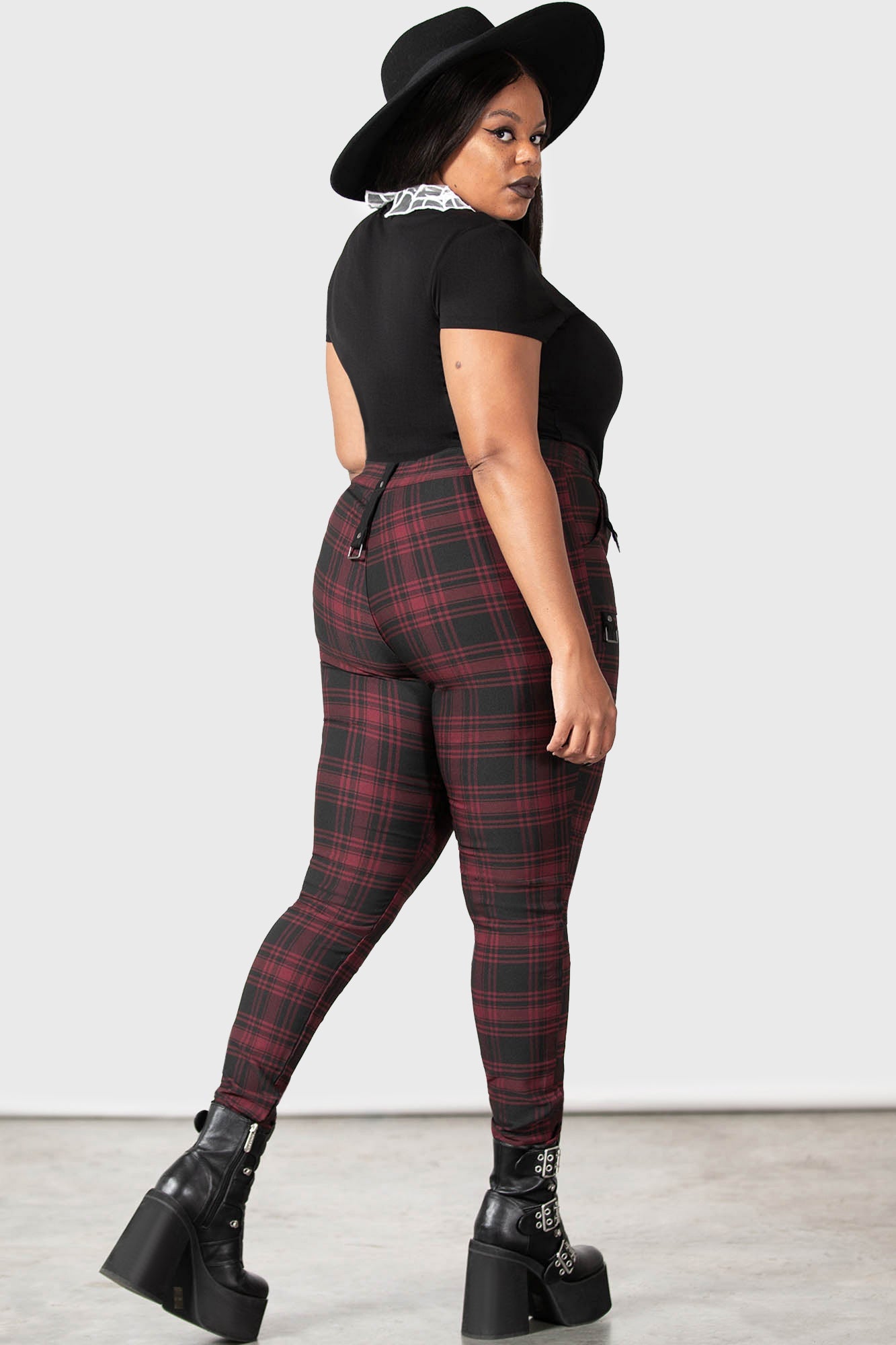 Tartanarchist Trousers [CRIMSON]