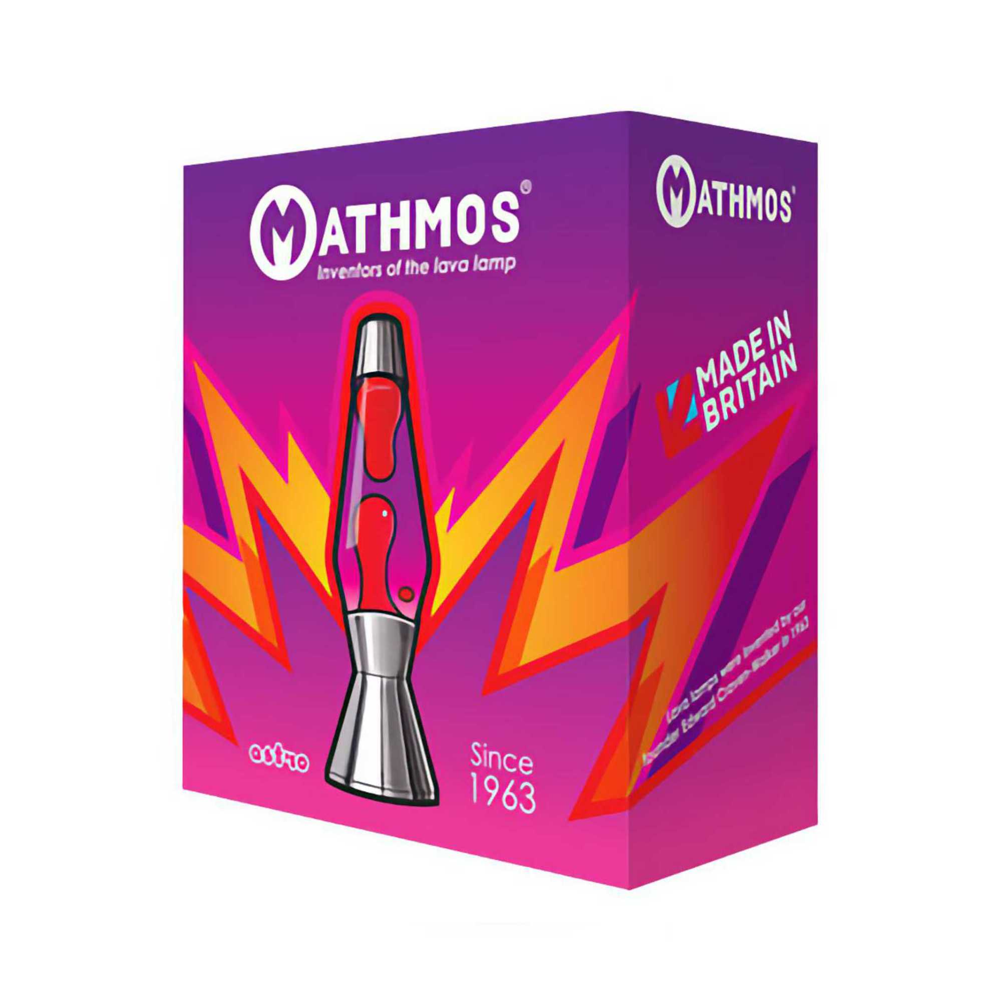 Copper lava lamp. Violet/Red