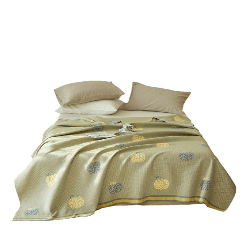 Class A Cotton Yarn-dyed Jacquard Thickened Eight-layer Gauze Towel Blanket Gauze Blanket Summer Cool Blanket