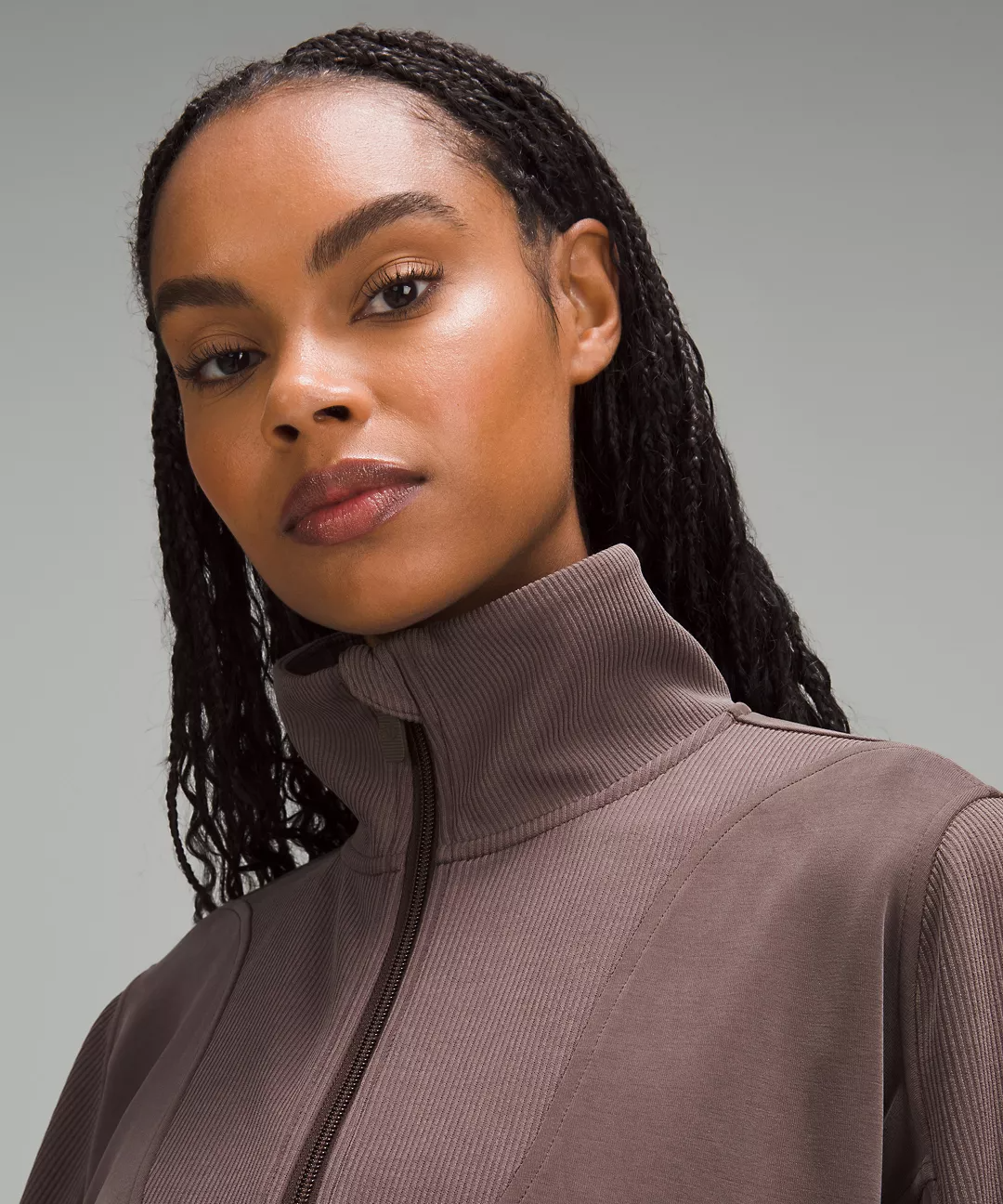 lululemon Brushed Softstreme Ribbed Half Zip