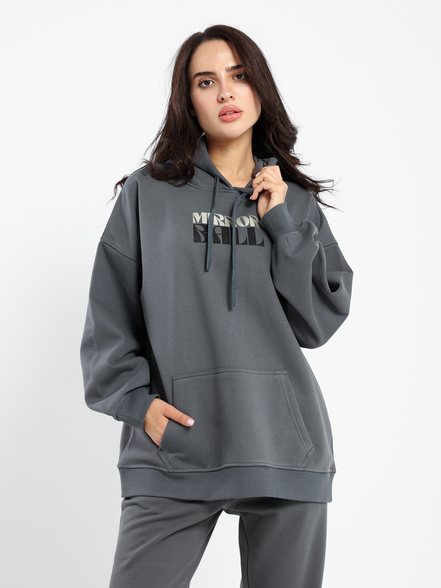 Casual Place Print Hoodie
