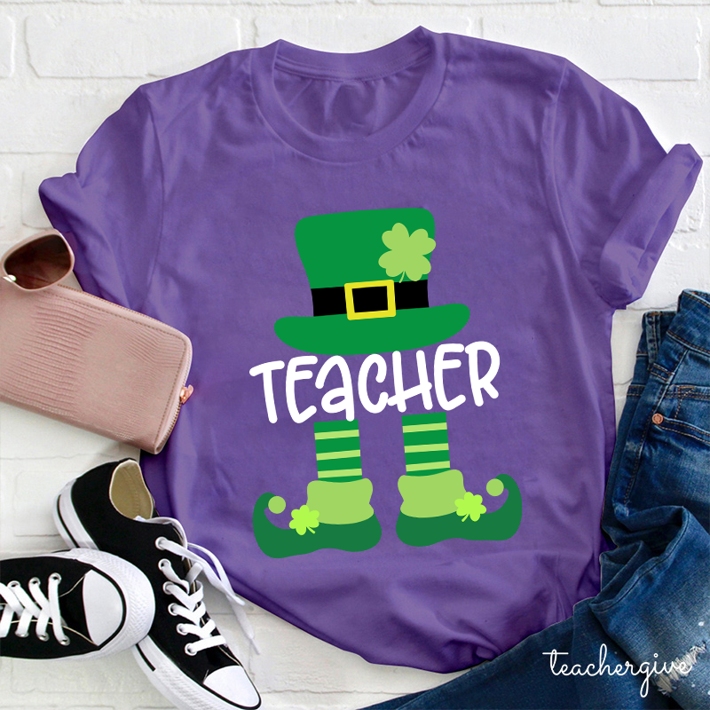 Little Teacher Leprechaun Teacher T-Shirt