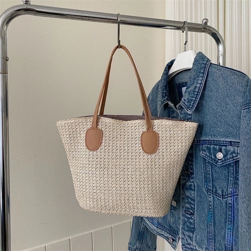 Women's All Seasons Straw Streetwear Straw Bag