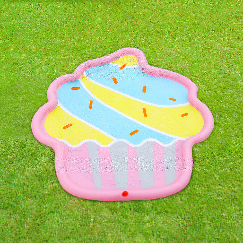 Ice Cream Children Splash Play Mat Dog Sprinkler Pad