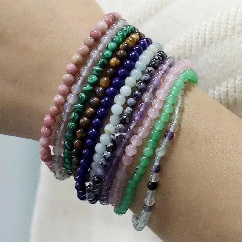 Fashion Geometric Agate Bracelets In Bulk