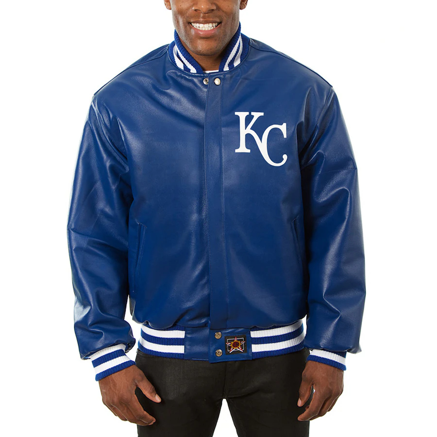 Men's JH Design Full-Snap All-Leather Jacket