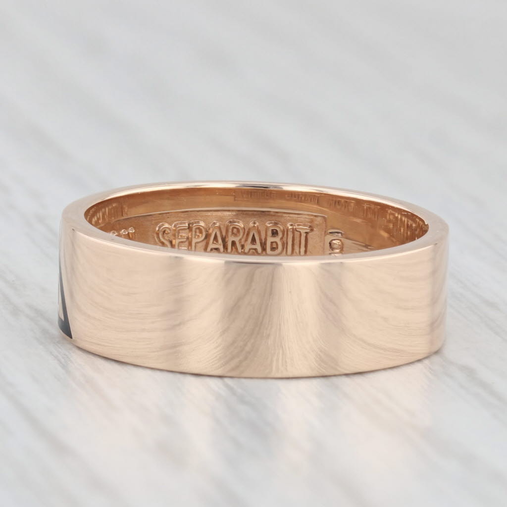 14th Degree Yod Masonic Band 10k Yellow Gold Size 7.5 Scottish Rite Ring