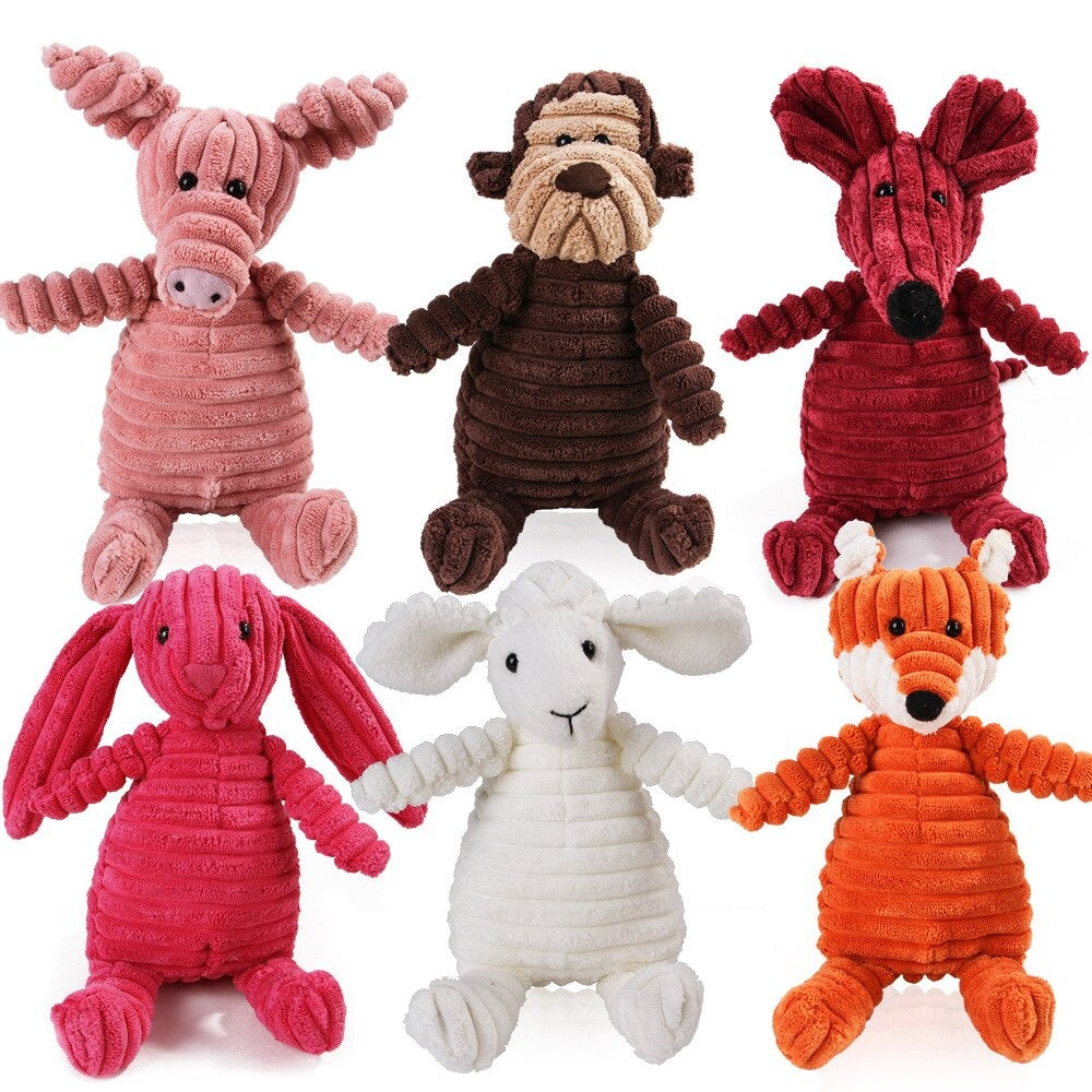 Animal Shape Fleece Puppy Toy