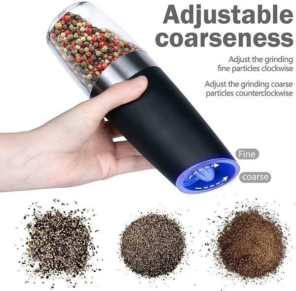 Gravity Electric Salt and Pepper Grinder