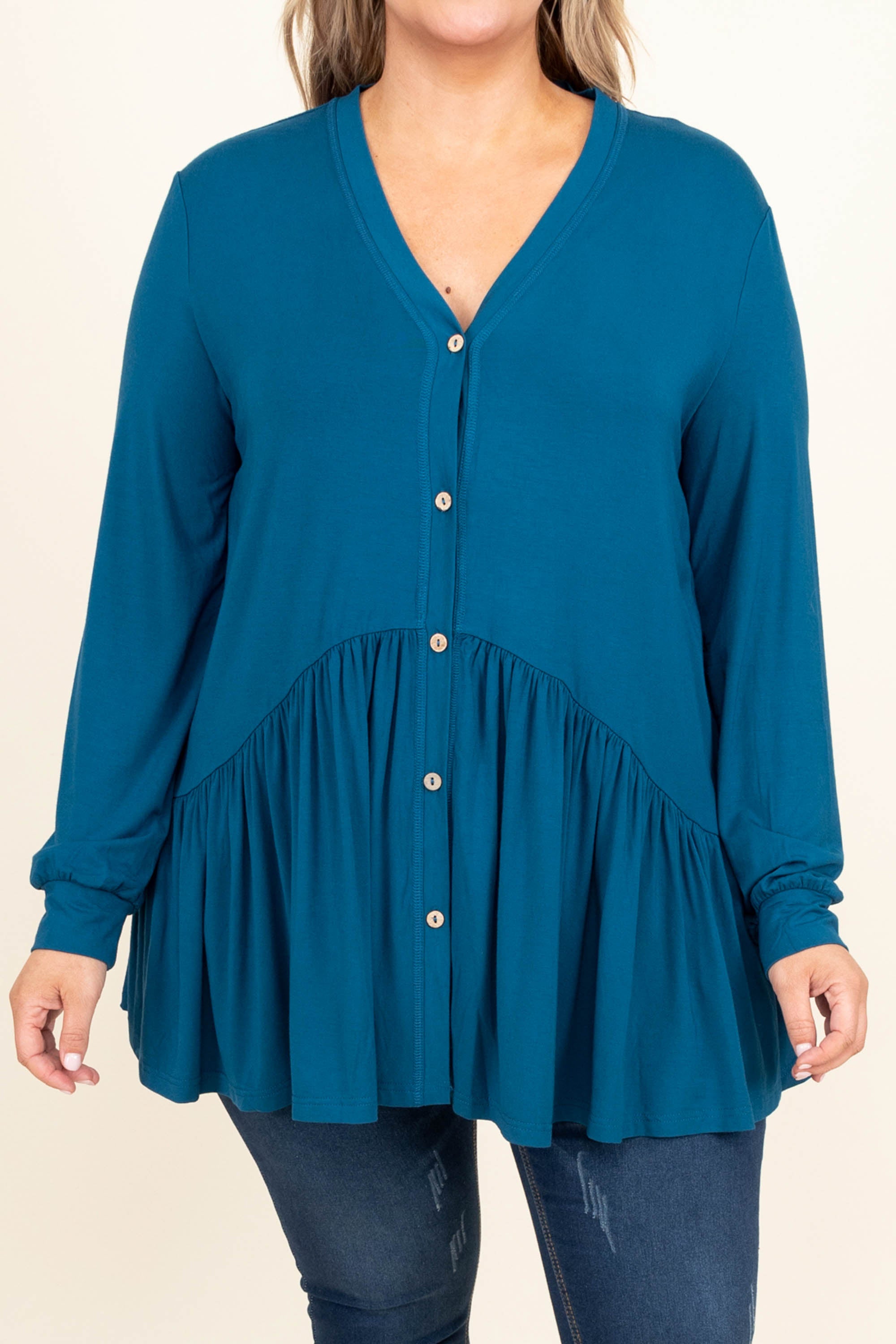 Lively Experiences Tunic. Blue