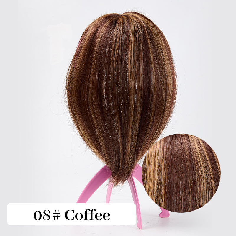 50% Christmas Discount🎅Natural Hair Toppers with Bangs for Women🛒