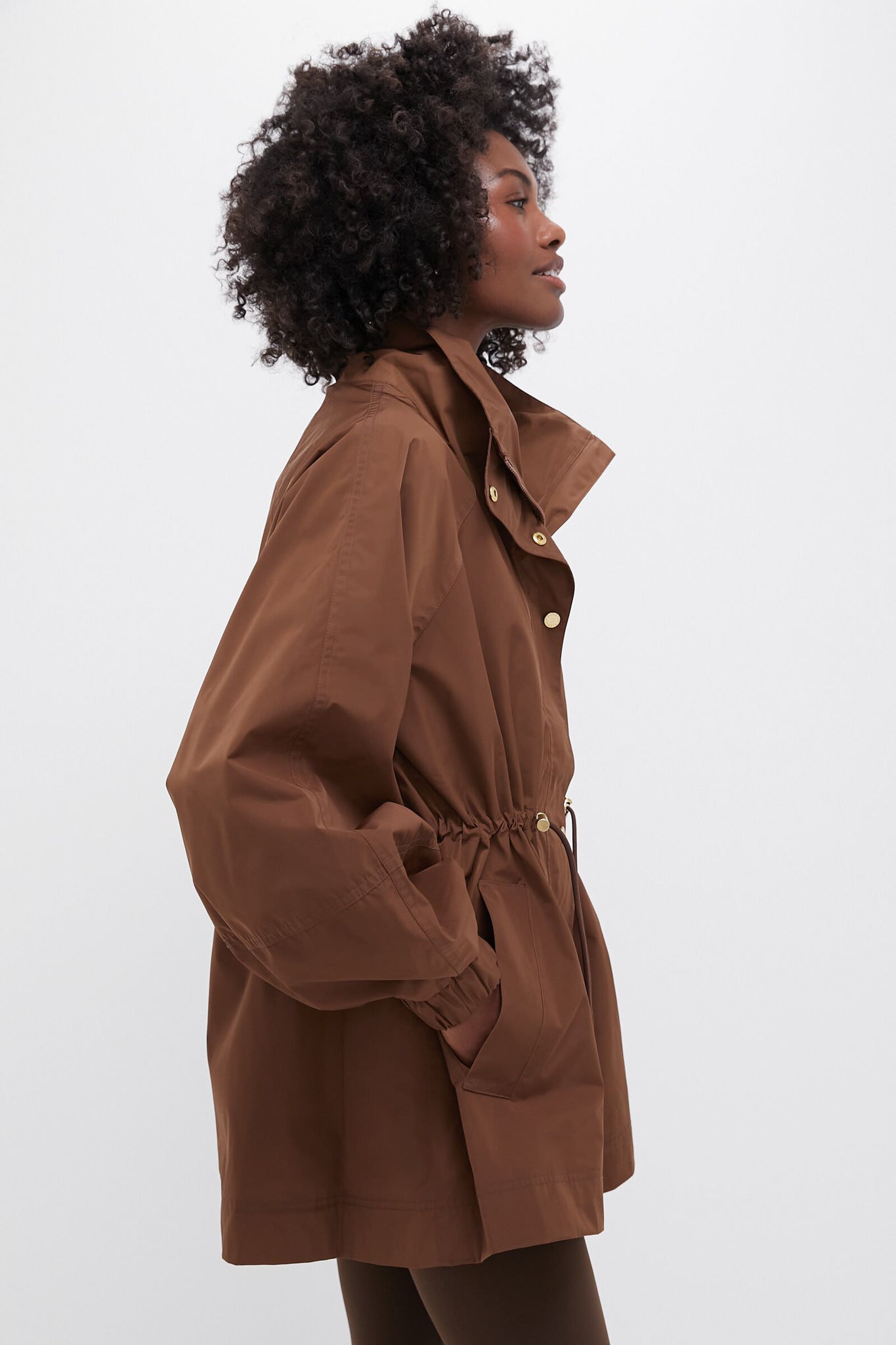 Brown Suri Showerproof Jacket