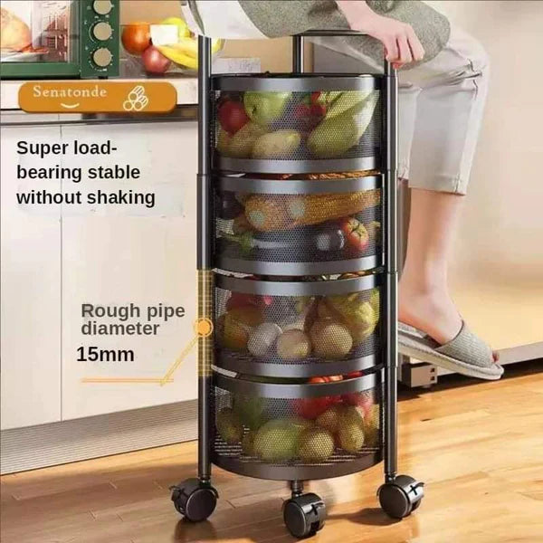 180鈦?Rotating Multifunctional Storage Rack