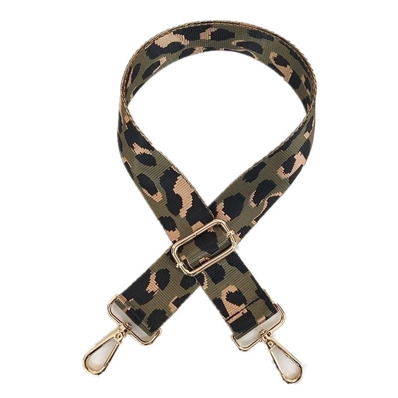Nylon Color Block Bag Strap