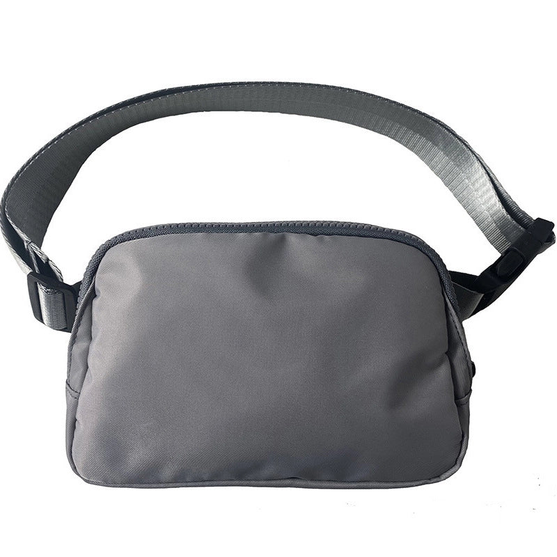 Unisex Medium Nylon Leopard Streetwear Square Zipper Fanny Pack