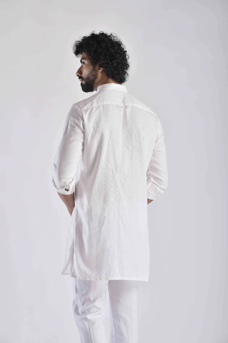 White Pashtooni Kurta