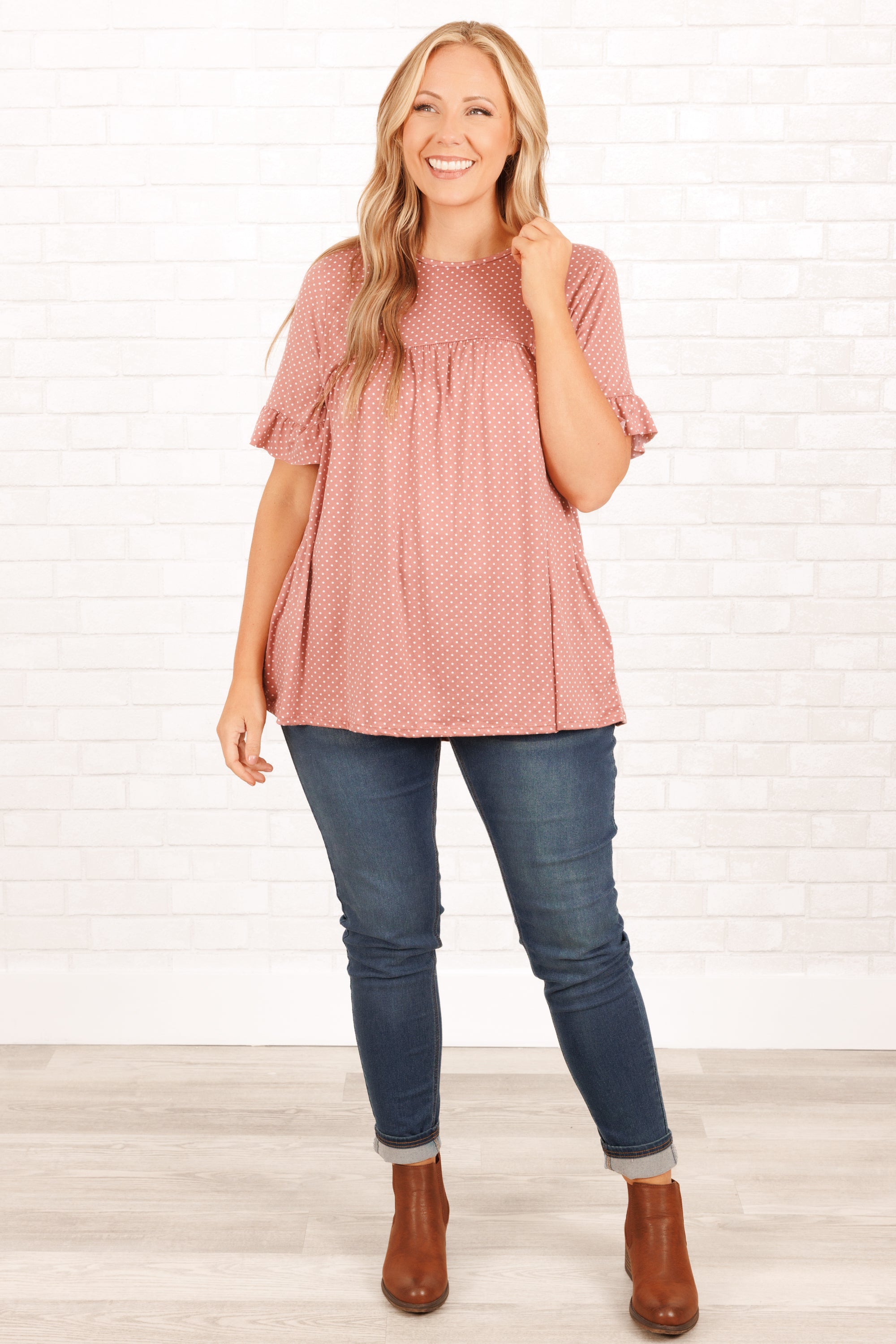 Counting The Stars Top. Mauve