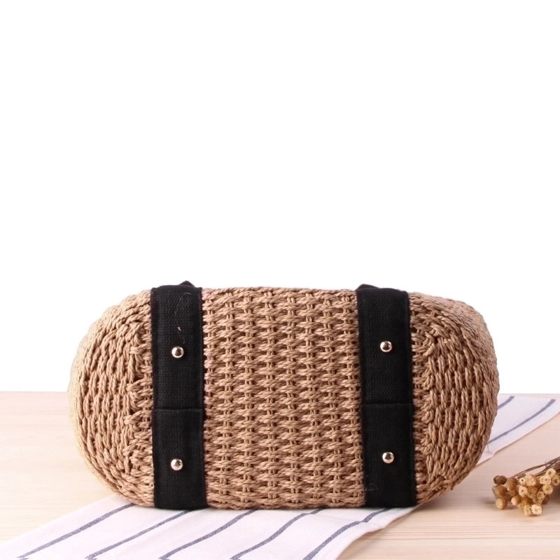 Women's Large Straw Bag Hander Bag