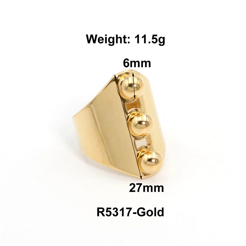Vintage Style Classic Style Geometric Heart Shape Butterfly Titanium Steel Plating Rings