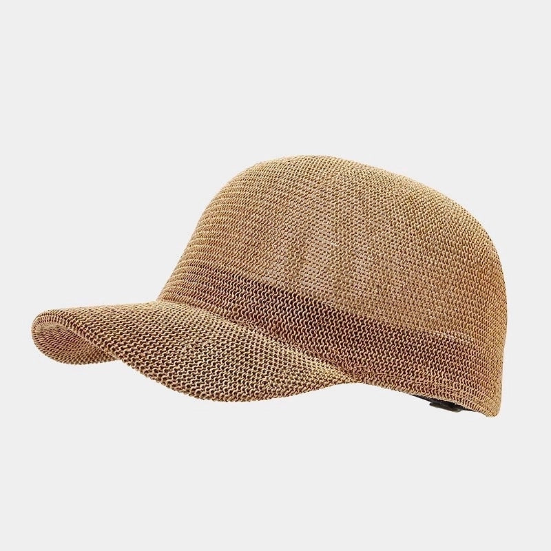 Women's Vacation Minimalist Solid Color Curved Eaves Baseball Cap