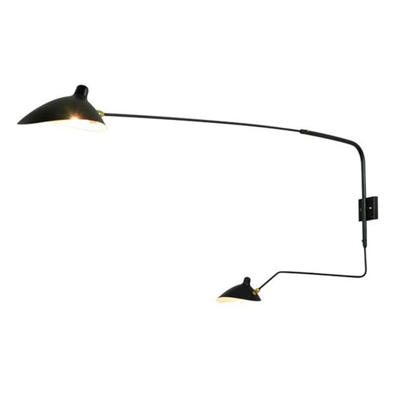 Hagar Double Trois | Mid-Century Wall Lamp