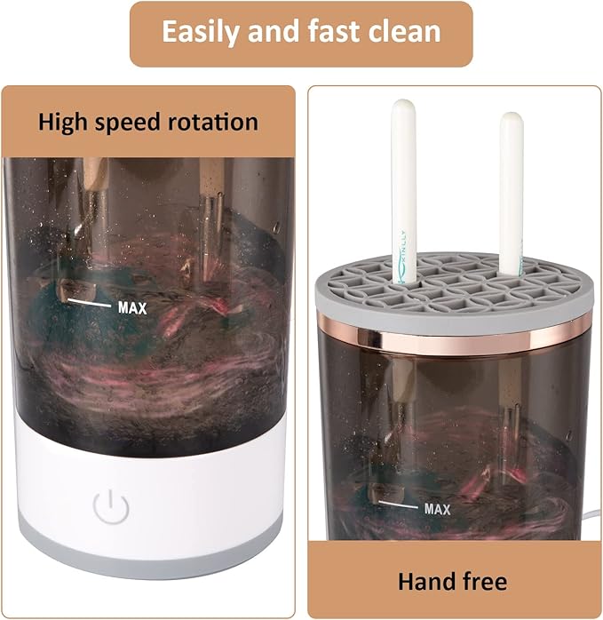 Automatic Makeup Brush Cleaner . Electric Brush Cleaner