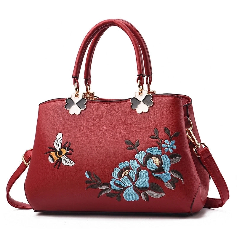 Women's Medium All Seasons Pu Leather Basic Handbag