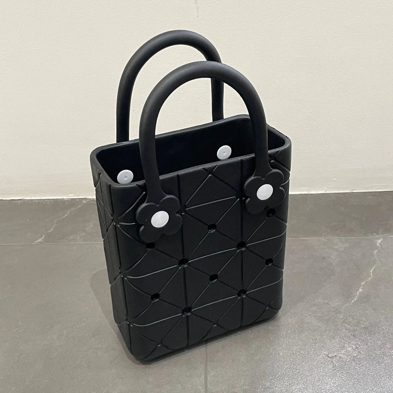 Women's EVA Solid Color Basic Square Open Handbag