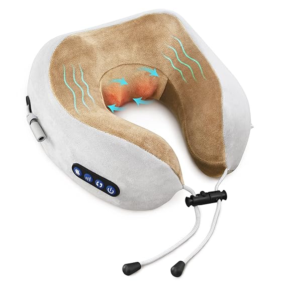 U Shaped Massage Pillow.  Neck Massager Travel Pillow