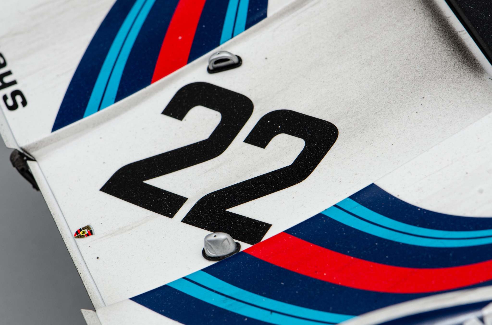 Porsche 917 KH - Ganador de Le Mans 1971 - Decoración Martini - Carrera desgastada